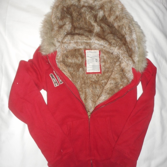 Aeropostale faux fur hoodie Clearance